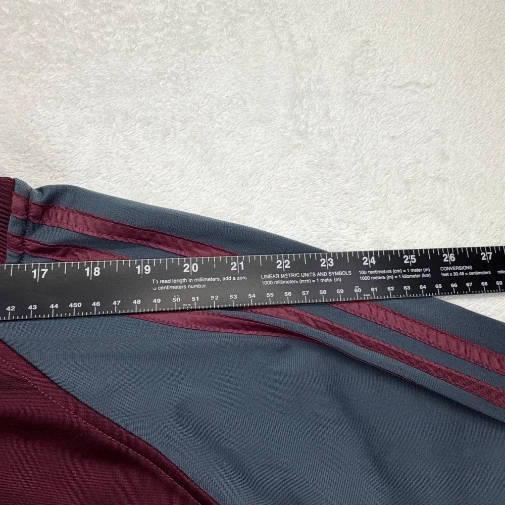Adidas Track Jacket Mens 2XL Full Zip 3-Stripe Color Block Athletic Bomber